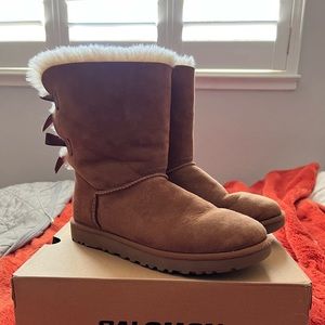 Ugg bow tie boots.